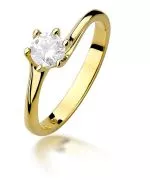 Pierścionek Bonore Elegant Bocenagoze złota próby 585 z diamentem 0,5 ct