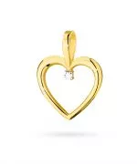 Zawieszka Bonore ze Złota próby 585 z diamentem 0,005 ct