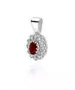 Zawieszka Bonore ze Złota próby 585 z rubinem 0,6 ct