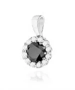 Zawieszka Bonore ze Złota próby 585 z czarnym brylantem 0,5 ct