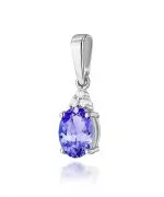 Zawieszka Bonore ze Złota próby 585 z tanzanitem 0,7 ct