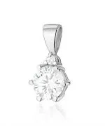 Zawieszka Bonore ze Złota próby 585 z białym szafirem 0,6 ct