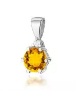 Zawieszka Bonore ze Złota próby 585 z cytrynem 0,5 ct
