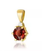 Zawieszka Bonore ze Złota próby 585 z granatem 0,6 ct