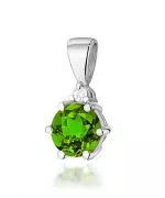 Zawieszka Bonore ze Złota próby 585 z oliwinem 0,6 ct