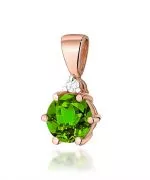 Zawieszka Bonore ze Złota próby 585 z oliwinem 0,6 ct