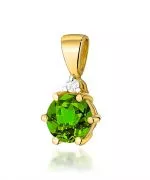 Zawieszka Bonore ze Złota próby 585 z oliwinem 0,6 ct