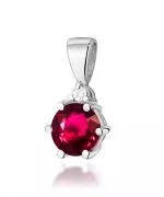Zawieszka Bonore ze Złota próby 585 z rubinem 0,6 ct