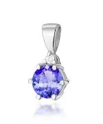 Zawieszka Bonore ze Złota próby 585 z tanzanitem 0,5 ct