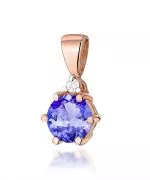 Zawieszka Bonore ze Złota próby 585 z tanzanitem 0,5 ct