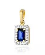 Zawieszka Bonore ze Złota próby 585 z szafirem 0,6 ct