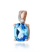 Zawieszka Bonore ze Złota próby 585 z topazem 2,4 ct