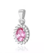 Zawieszka Bonore ze Złota próby 585 z różowym topazem 0,5 ct