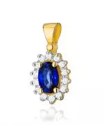 Zawieszka Bonore ze Złota próby 585 z szafirem 0,7 ct