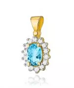 Zawieszka Bonore ze Złota próby 585 z topazem 0,5 ct