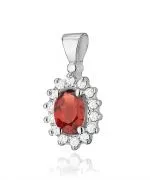 Zawieszka Bonore ze Złota próby 585 z granatem 0,5 ct