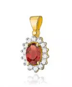 Zawieszka Bonore ze Złota próby 585 z granatem 0,5 ct