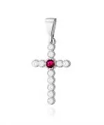 Zawieszka Bonore ze Złota próby 585 z rubinem 0,15 ct