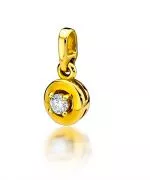 Zawieszka Bonore ze Złota próby 585 z diamentem 0,1 ct