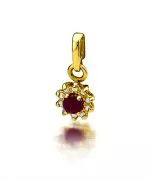 Zawieszka Bonore ze Złota próby 585 z rubinem 0,15 ct