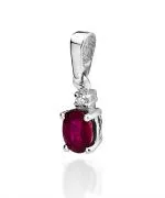 Zawieszka Bonore ze Złota próby 585 z rubinem 0,6 ct