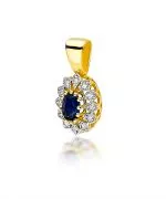 Zawieszka Bonore ze Złota próby 585 z szafirem 0,7 ct