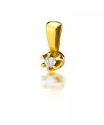 Zawieszka Bonore ze Złota próby 585 z diamentem 0,08 ct