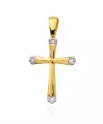 Zawieszka Bonore ze Złota próby 585 z diamentem 0,02 ct