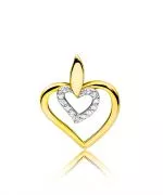 Zawieszka Bonore ze Złota próby 585 z diamentem 0,06 ct