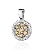 Zawieszka Bonore ze Złota próby 585 z brązowym brylantem 0,35 ct