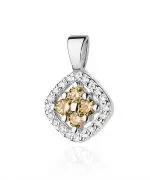 Zawieszka Bonore ze Złota próby 585 z brązowym brylantem 0,2 ct