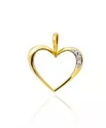 Zawieszka Bonore ze Złota próby 585 z diamentem 0,025 ct