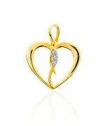 Zawieszka Bonore ze Złota próby 585 z diamentem 0,025 ct