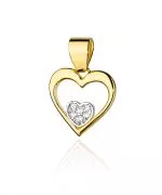 Zawieszka Bonore ze Złota próby 585 z diamentem 0,05 ct