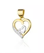 Zawieszka Bonore ze Złota próby 585 z diamentem 0,05 ct