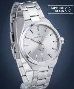Zegarek męski DESTELL Aries Full Silver Steel Sapphire