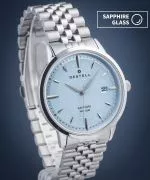 Zegarek męski DESTELL Pictor Ice Blue Silver Steel Sapphire