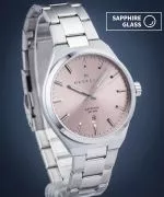 Zegarek męski DESTELL Aries Pink Silver Steel Sapphire