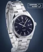 Zegarek męski DESTELL Loup Blue Silver Steel Sapphire