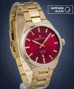 Zegarek męski DESTELL Aries Red Gold Steel Sapphire