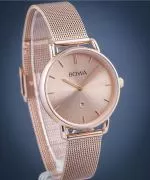 Zegarek damski BOWA Milan Full Pink Gold Mesh 34