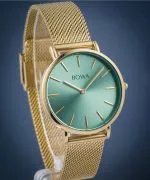 Zegarek damski BOWA New York Petite Mint-Gold Mesh 34