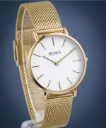 Zegarek damski BOWA New York Petite White-Gold Mesh 34
