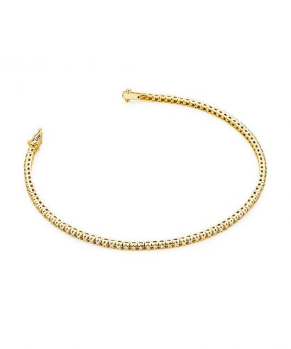 Bransoletka Bonore ze Złota próby 585 z diamentem 0,5 ct