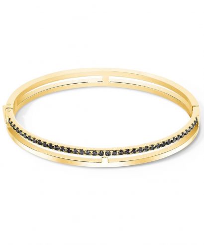 Bransoletka Coeur de Lion Eternal Unity Bangle Gold Black