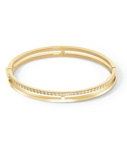 Bransoletka Coeur de Lion Eternal Unity Bangle Gold Crystal