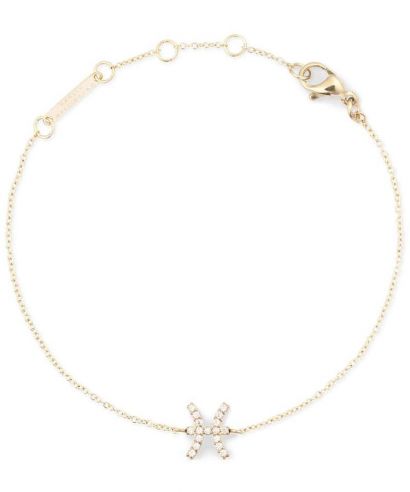 Bransoletka Daniel Wellington Crystal Zodiac Chain Gold Pisces