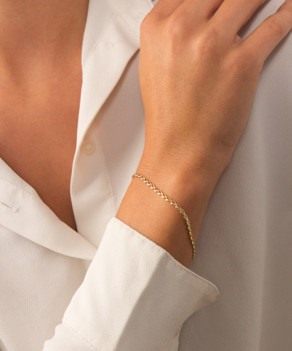 Bransoletka Bonore Elegant Monticelli Brusatize złota próby 585
