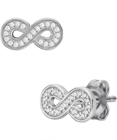 Kolczyki Fossil Infinity Sterling