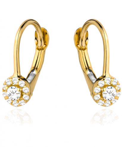 Kolczyki Bonore Crystal Riva Di Soltoze złota próby 585 z cyrkonią